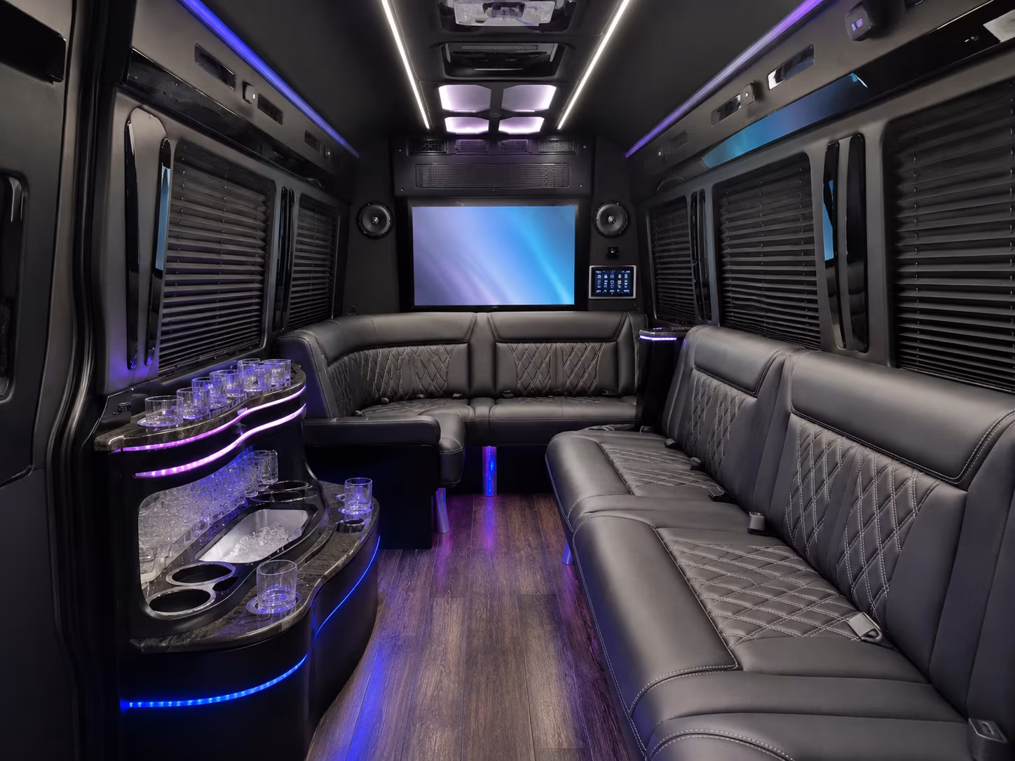 herriman corporate event transportation onboard seating