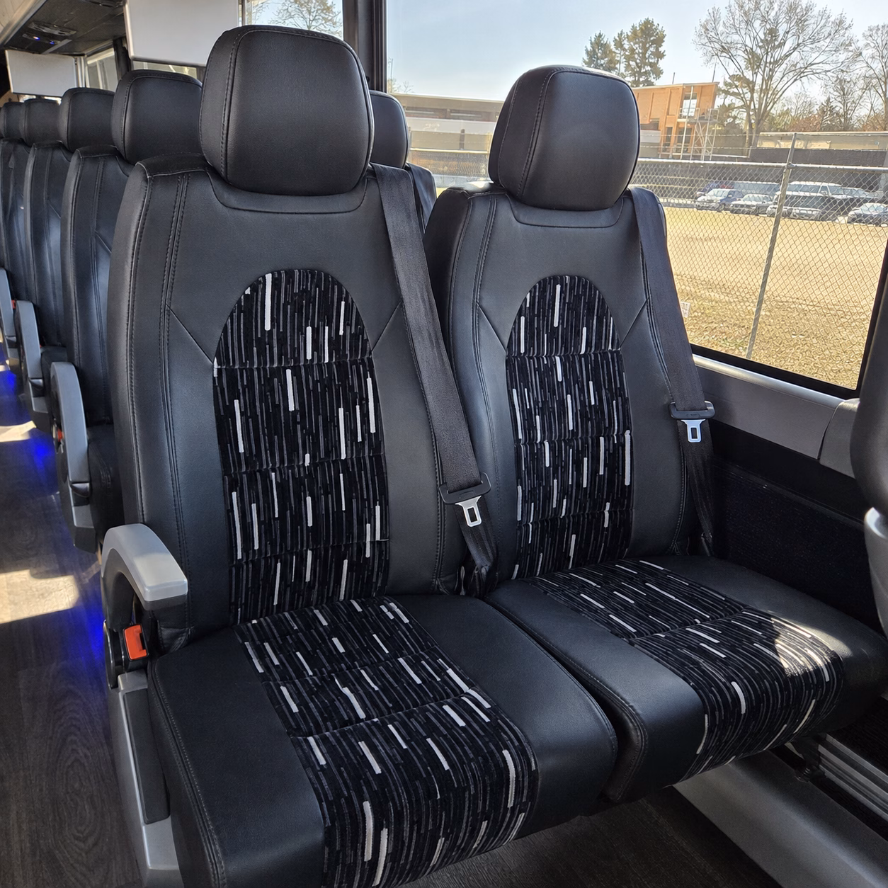 layton charter bus rental inside