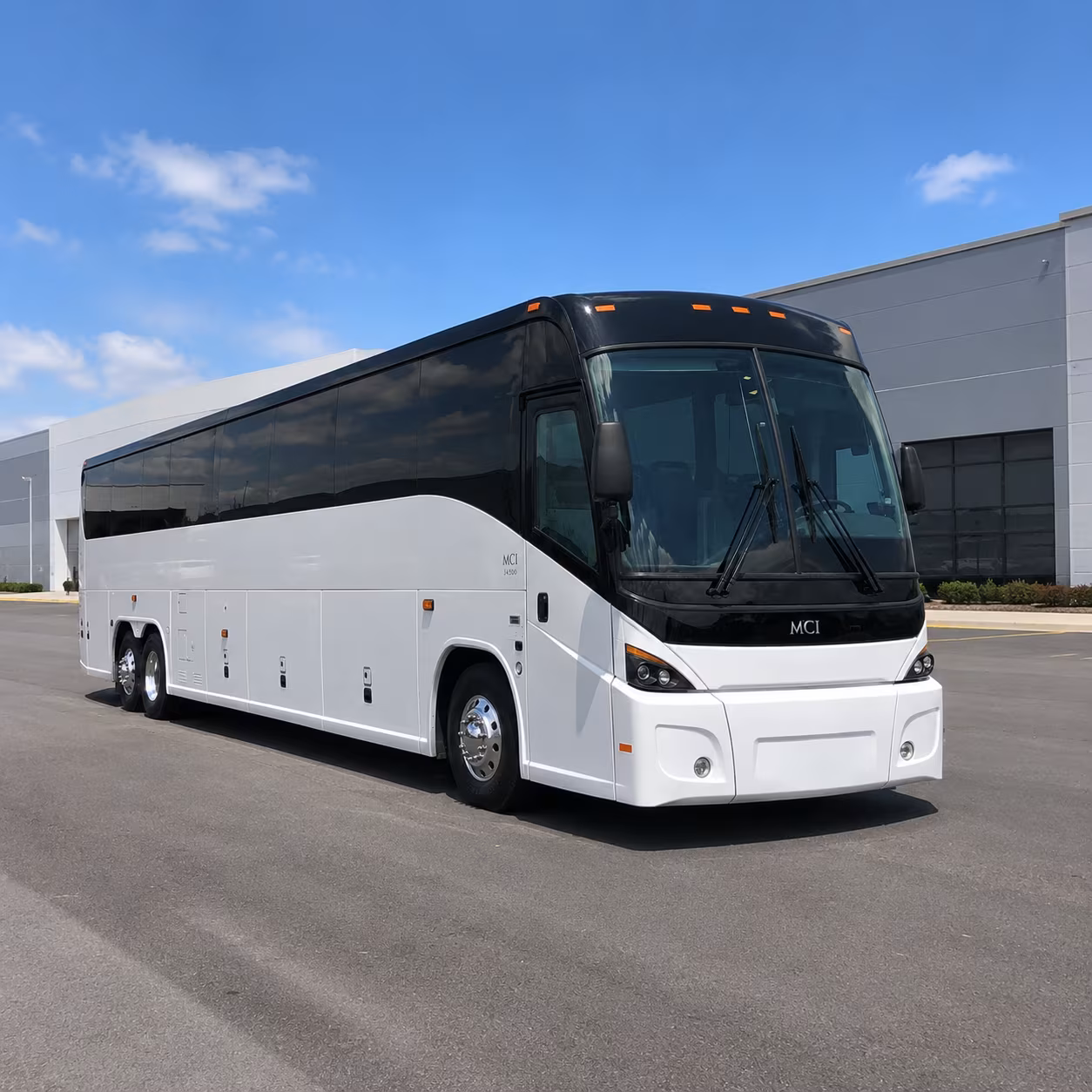 orem charter bus rental exterior