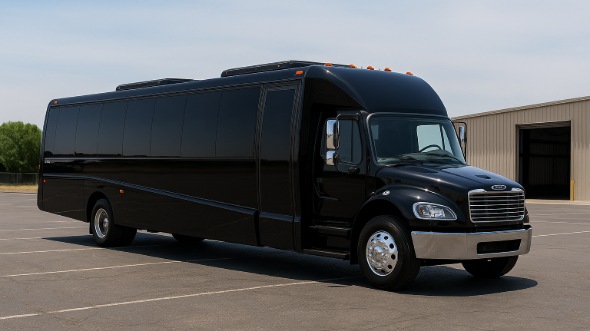 Exterior of Charter Bus Company Herriman's 20 Passenger Mini bus in Herriman