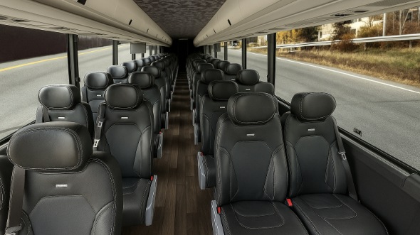 Interior of Charter Bus Company Herriman's 25 Passenger Mini bus in Herriman