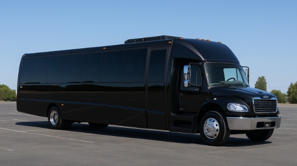 Exterior of Charter Bus Company Orem's 25 Passenger Mini bus in Orem