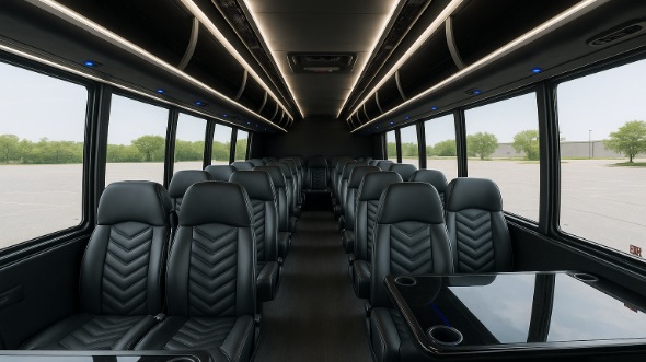 herriman 15 passenger minibus inside