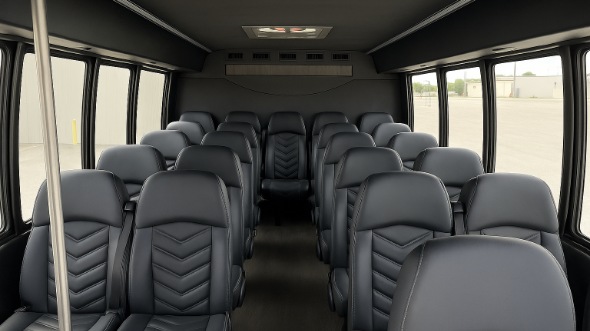 herriman 20 passenger minibus inside