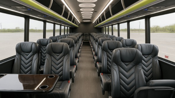 herriman 25 passenger minibus inside