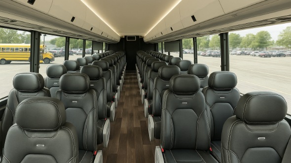herriman 28 passenger minibus inside