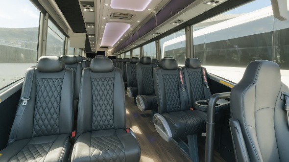 herriman 35 passenger minibus inside