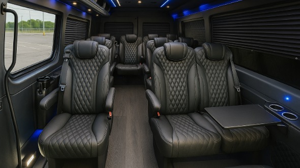 herriman sprinter van with driver inside