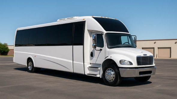 Exterior of Charter Bus Company Herriman's Party Bus in Herriman
