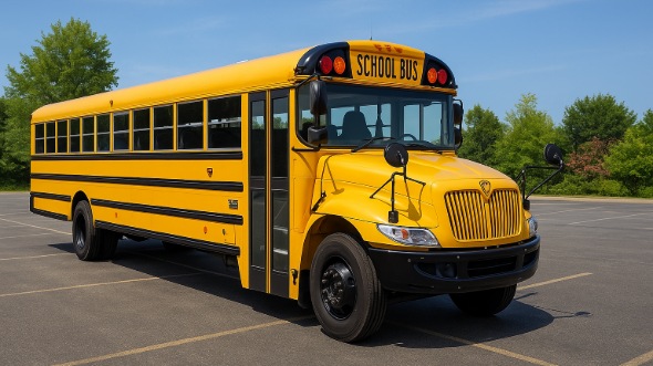 Exterior of Charter Bus Company Herriman's School Bus in Herriman