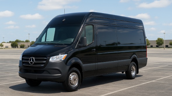 Exterior of Charter Bus Company Herriman's Sprinter Limo in Herriman