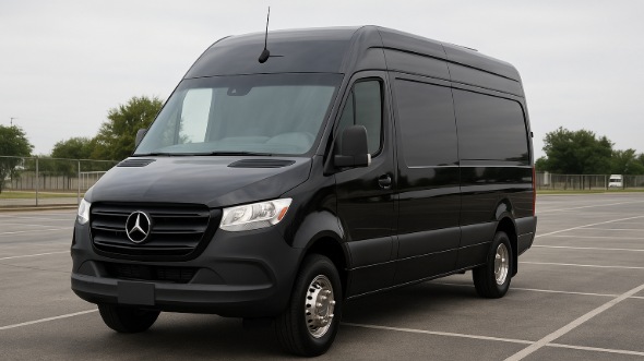 Exterior of Charter Bus Company Herriman's Sprinter Van Rental With Driver in Herriman